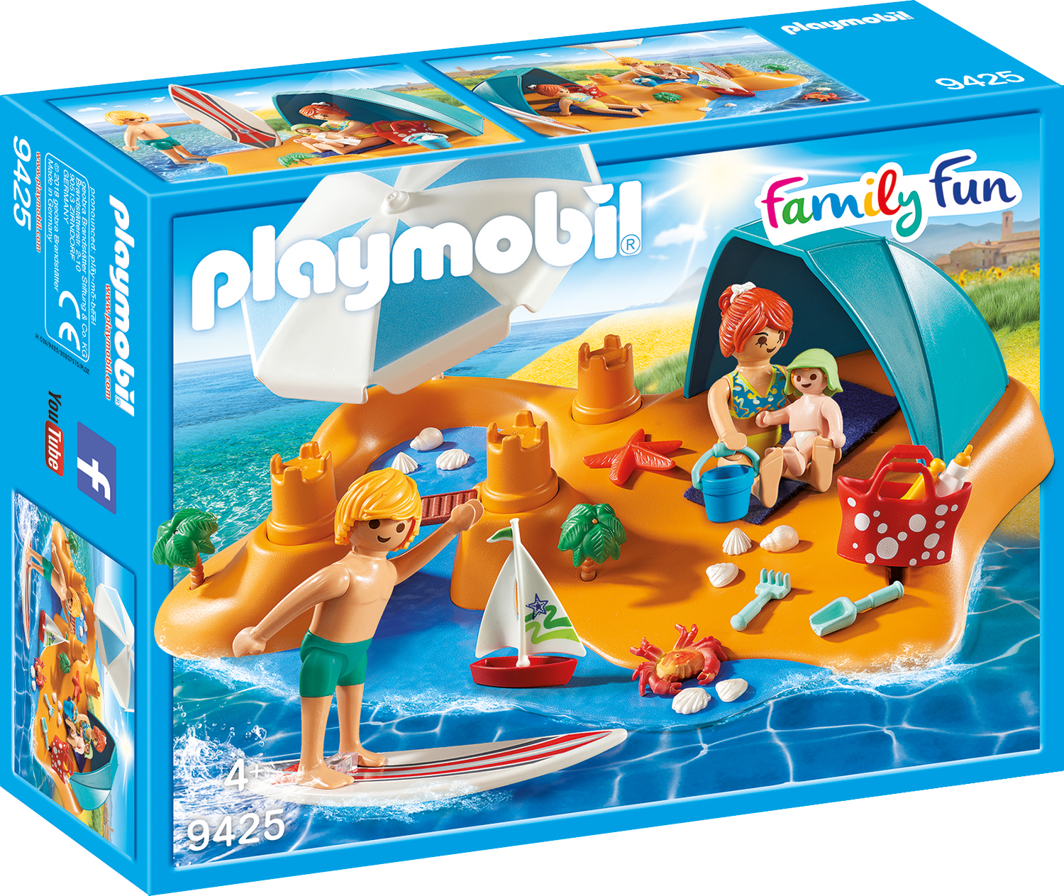 Familie la plaja Playmobil Family Fun