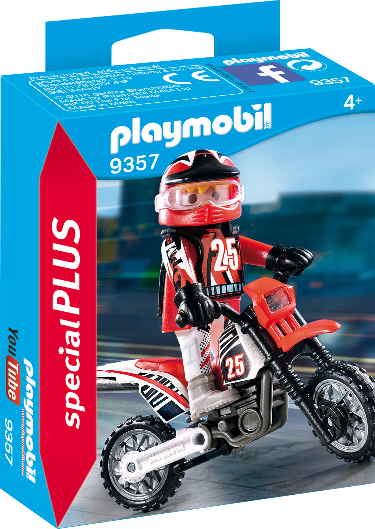Figurina motociclist playmobil