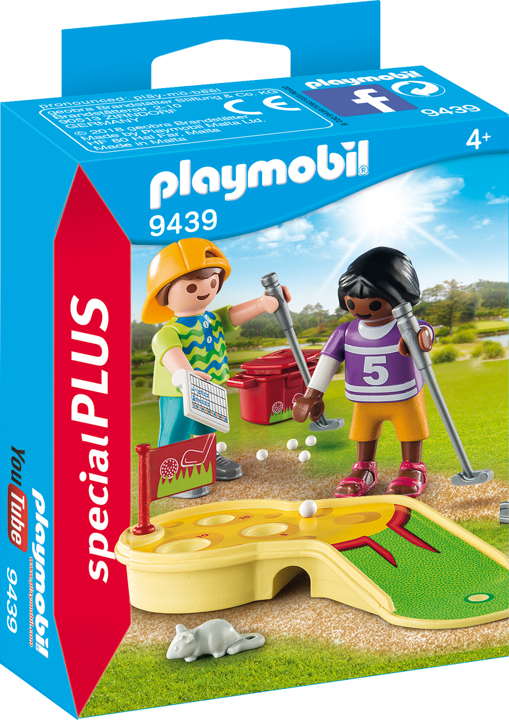 Figurine jucand minigolf playmobil