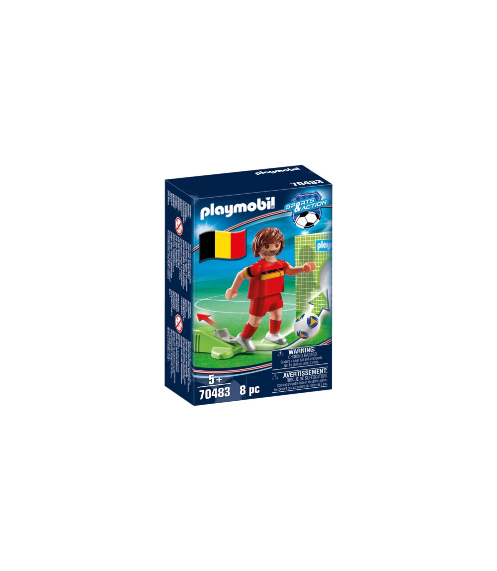 Jucator fotbal belgia playmobil sports action