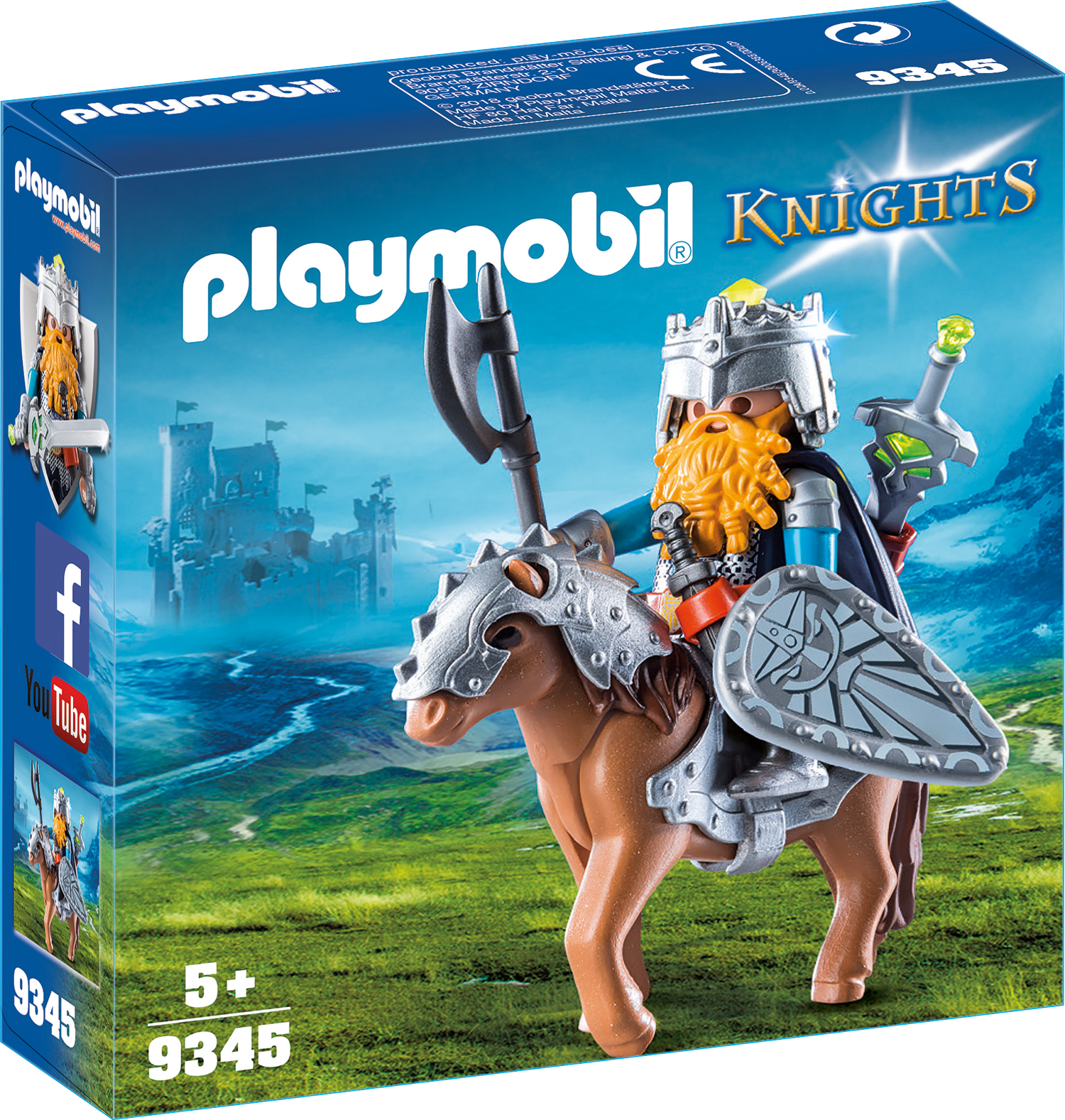Luptator pitic cu ponei playmobil knights