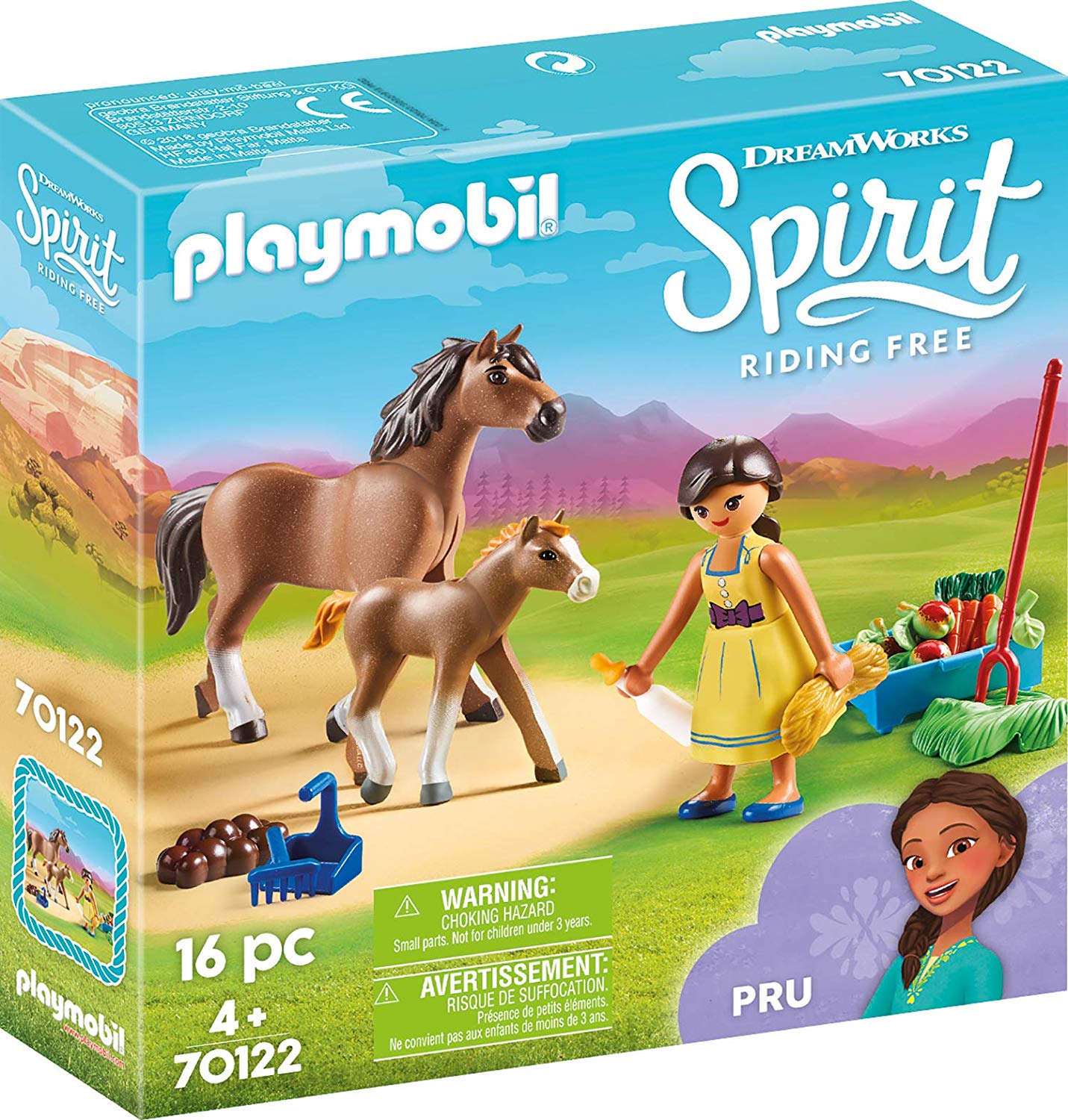 Pru cu calut si manz playmobil spirit