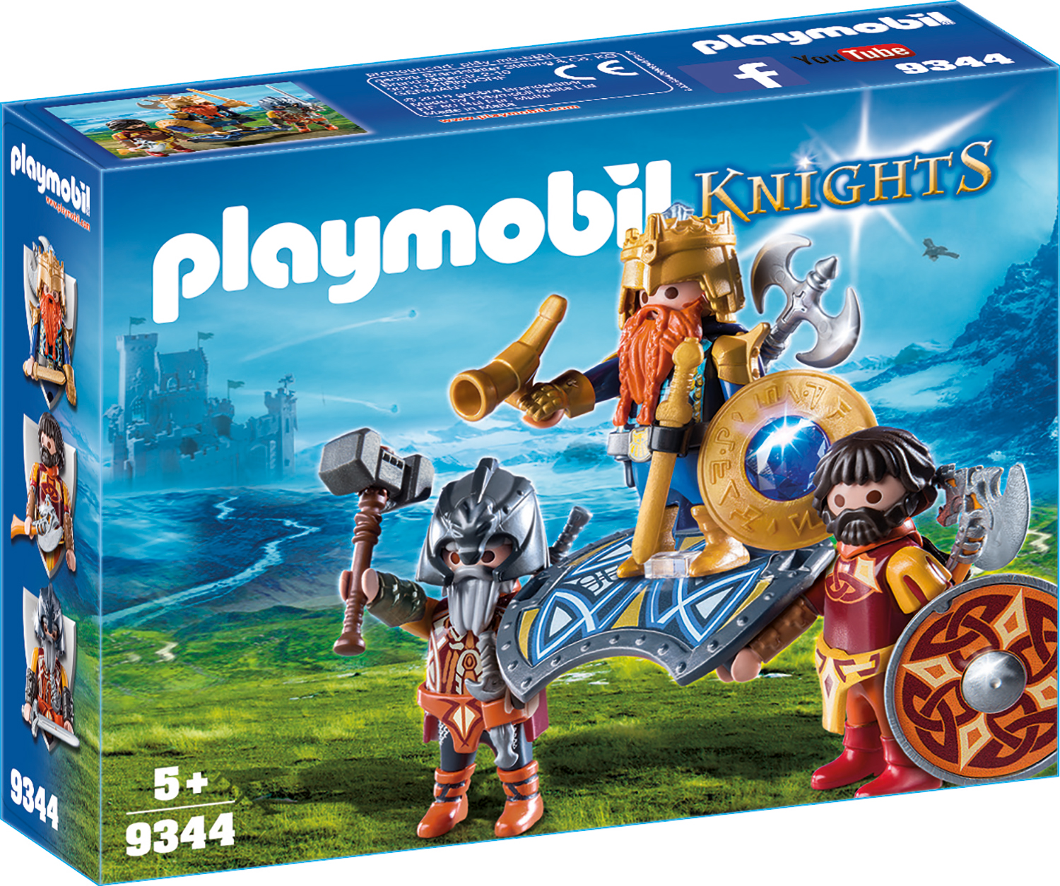 Regele pitic cu gardieni playmobil knights