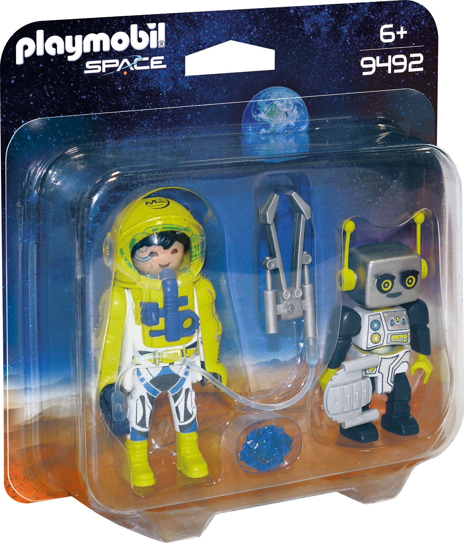 Set 2 figurine Astronaut si Robot Playmobil Space