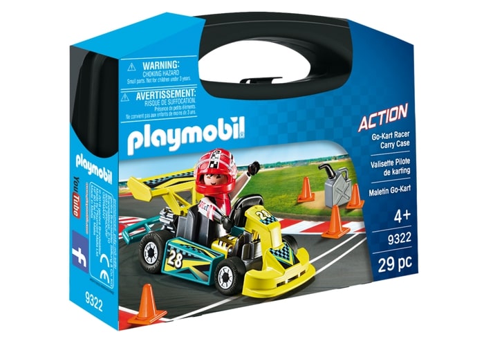 Set portabil masinuta de curse Playmobil Action