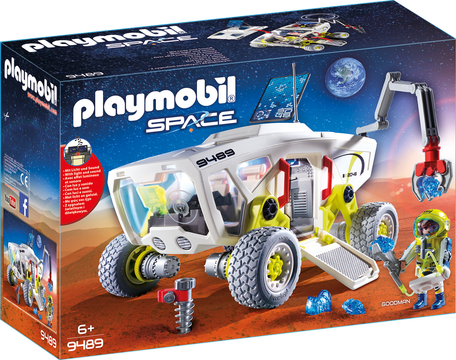 Vehicul de cercetare Playmobil Space