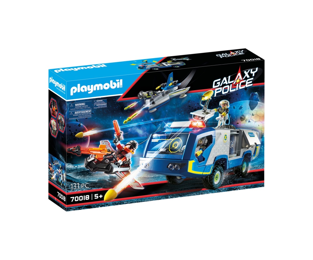 Masina de teren a politiei galactice Playmobil Galaxy Police