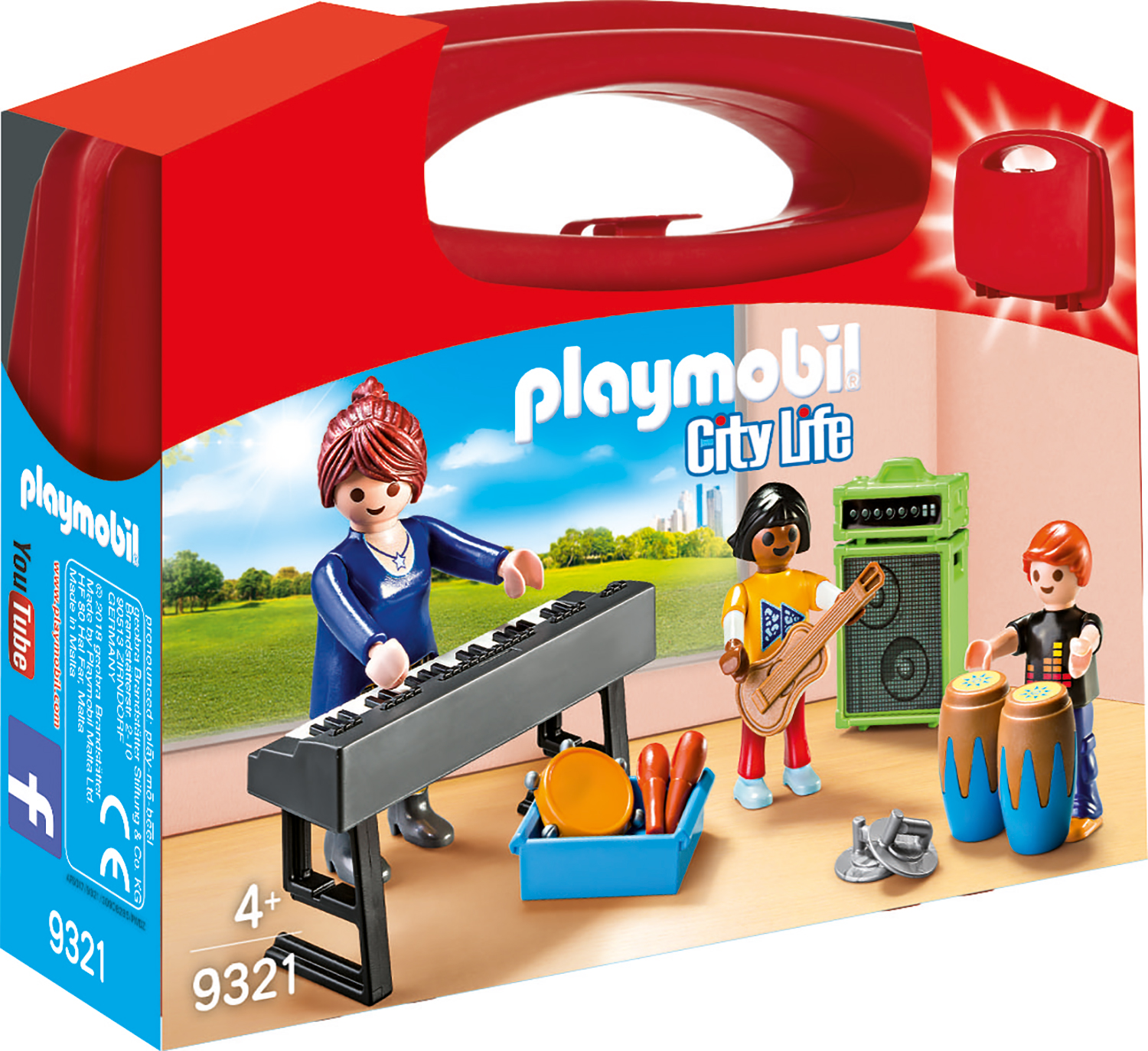 Set portabil Curs de muzica Playmobil City Life