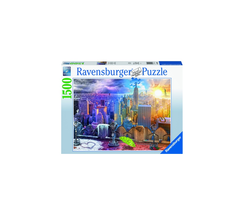 Puzzle copii si adulti new york 1500 piese ravensburger