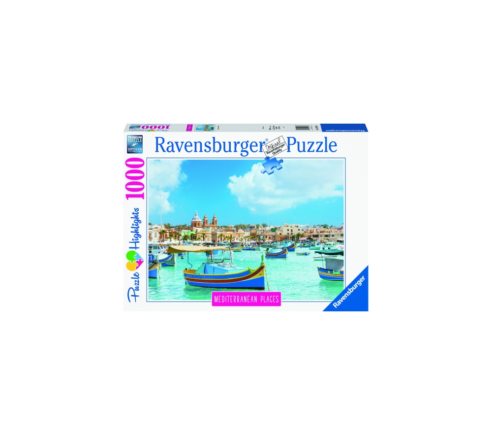 Puzzle copii si adulti Malta 1000 piese Ravensburger
