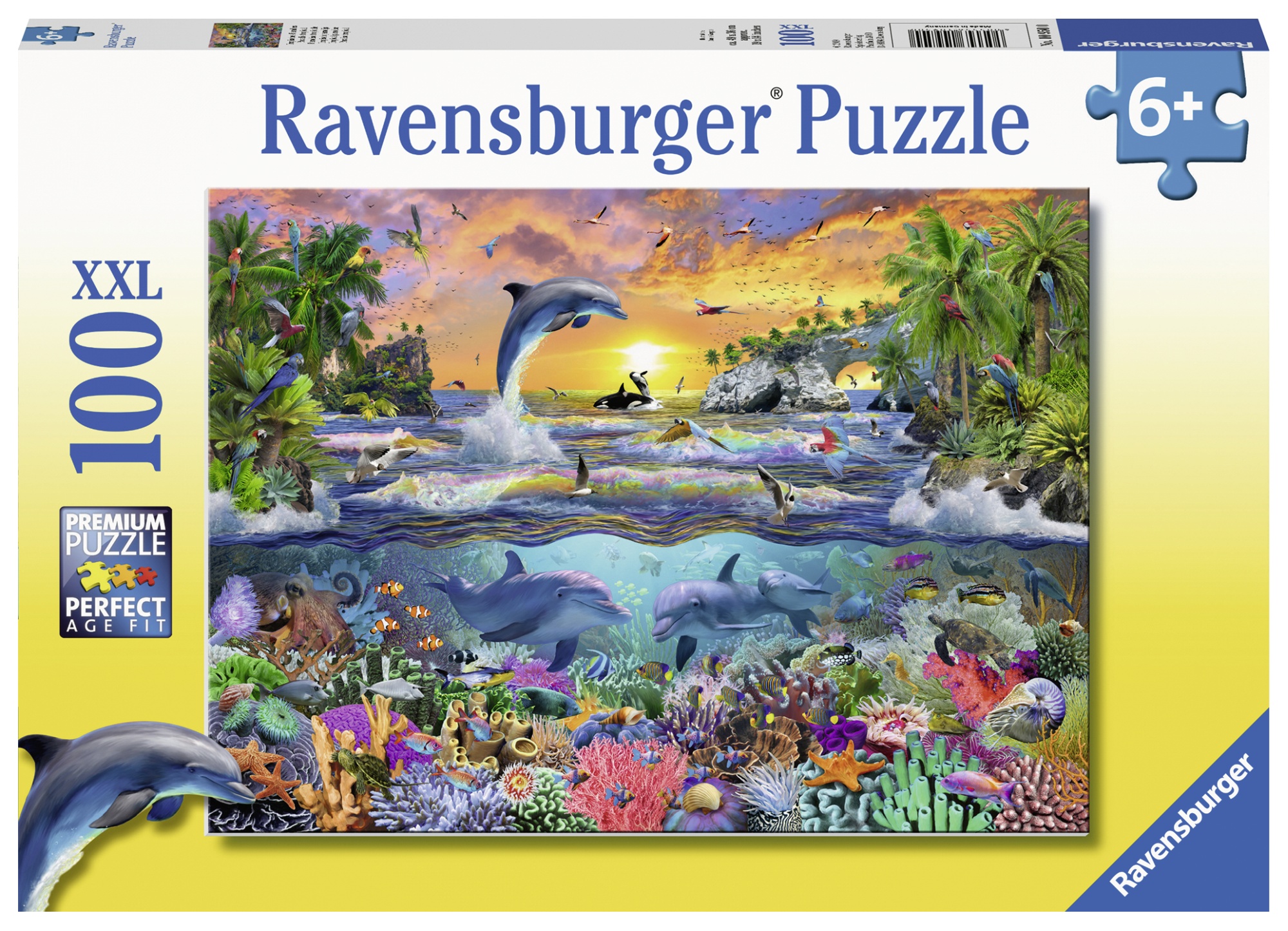 Puzzle paradis tropical 100 piese ravensburger