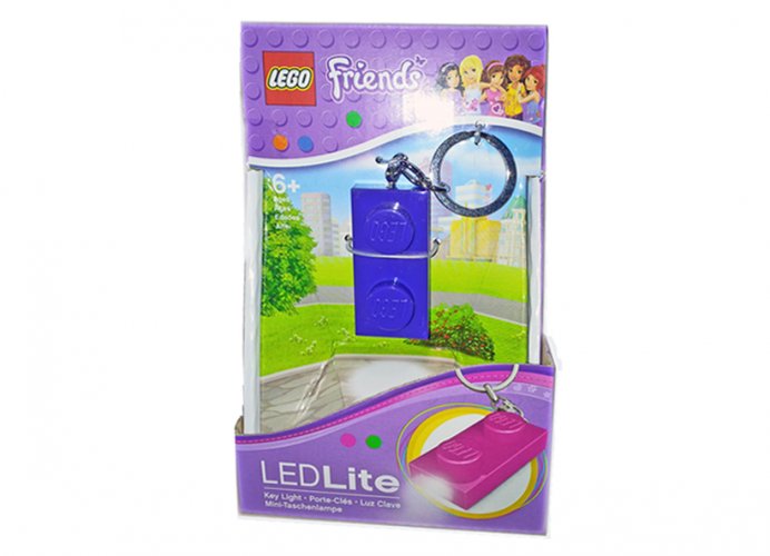 Breloc cu lanterna lego friends placa indigo