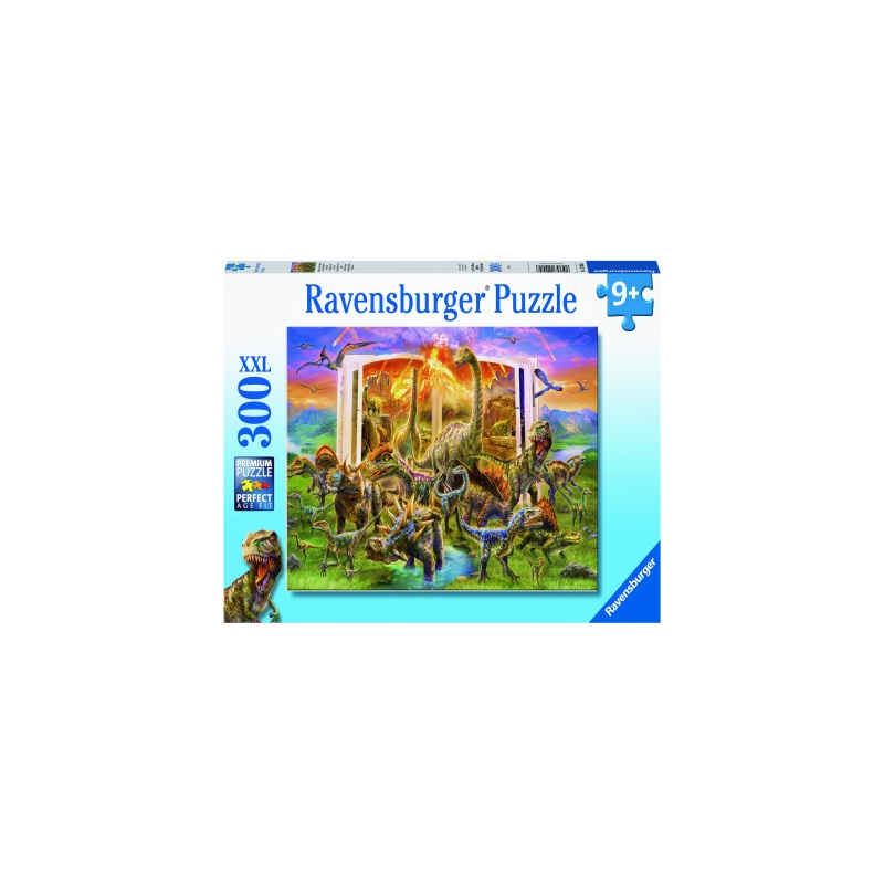 Puzzle cartea dinozaurilor 300 piese ravensburger