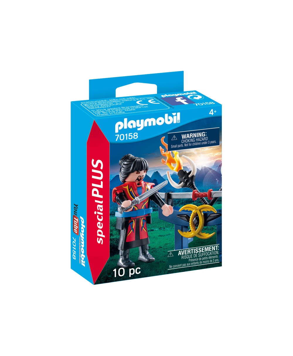 Figurina razboinic cu arme playmobil