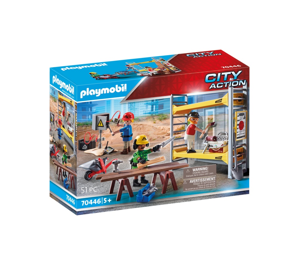 Muncitori cu schela playmobil city action