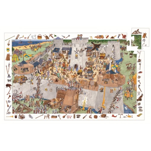 Puzzle observatie fortareata djeco