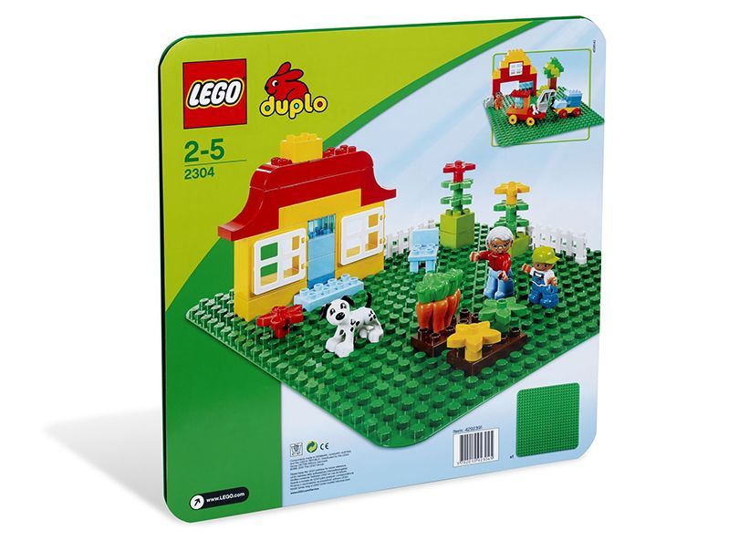 Placa verde lego duplo