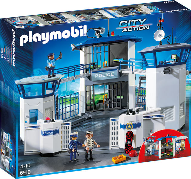Sediu de politie cu inchisoare playmobil city action