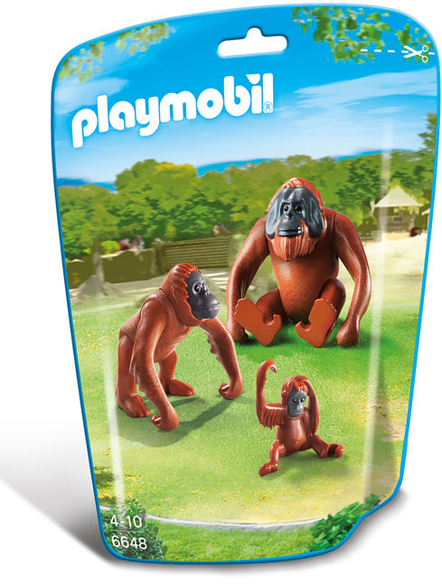 Familie de urangutani playmobil city life