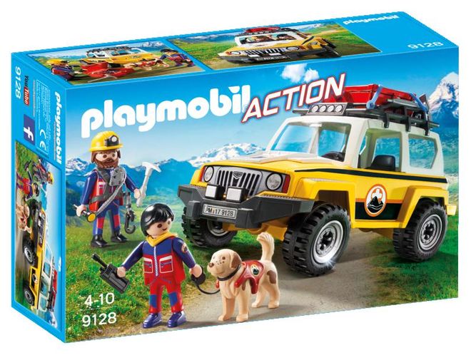 Salvatori montani cu camion playmobil action