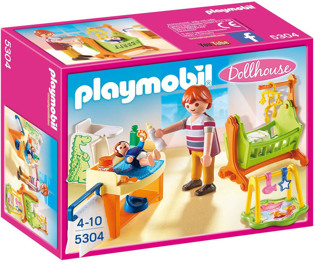 Camera bebelusului playmobil doll house