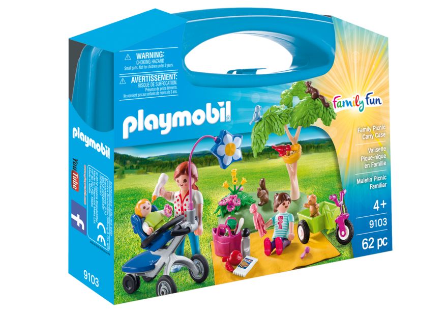 Picnic in familie set portabil playmobil family fun