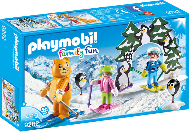 Lectii de ski playmobil family fun