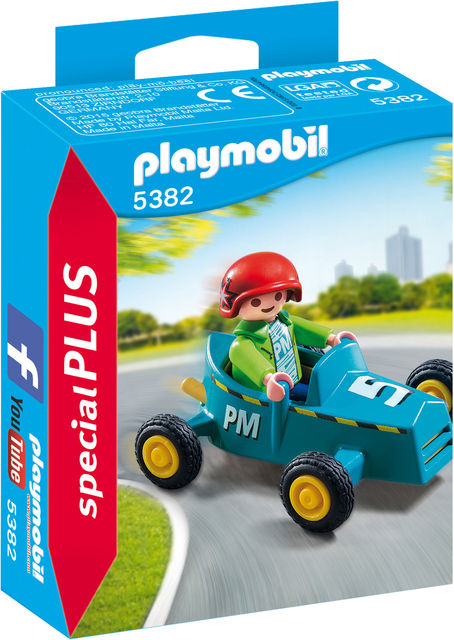 Baietel cu cart playmobil