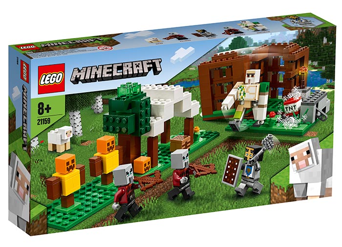 Avanpostul pillager lego minecraft