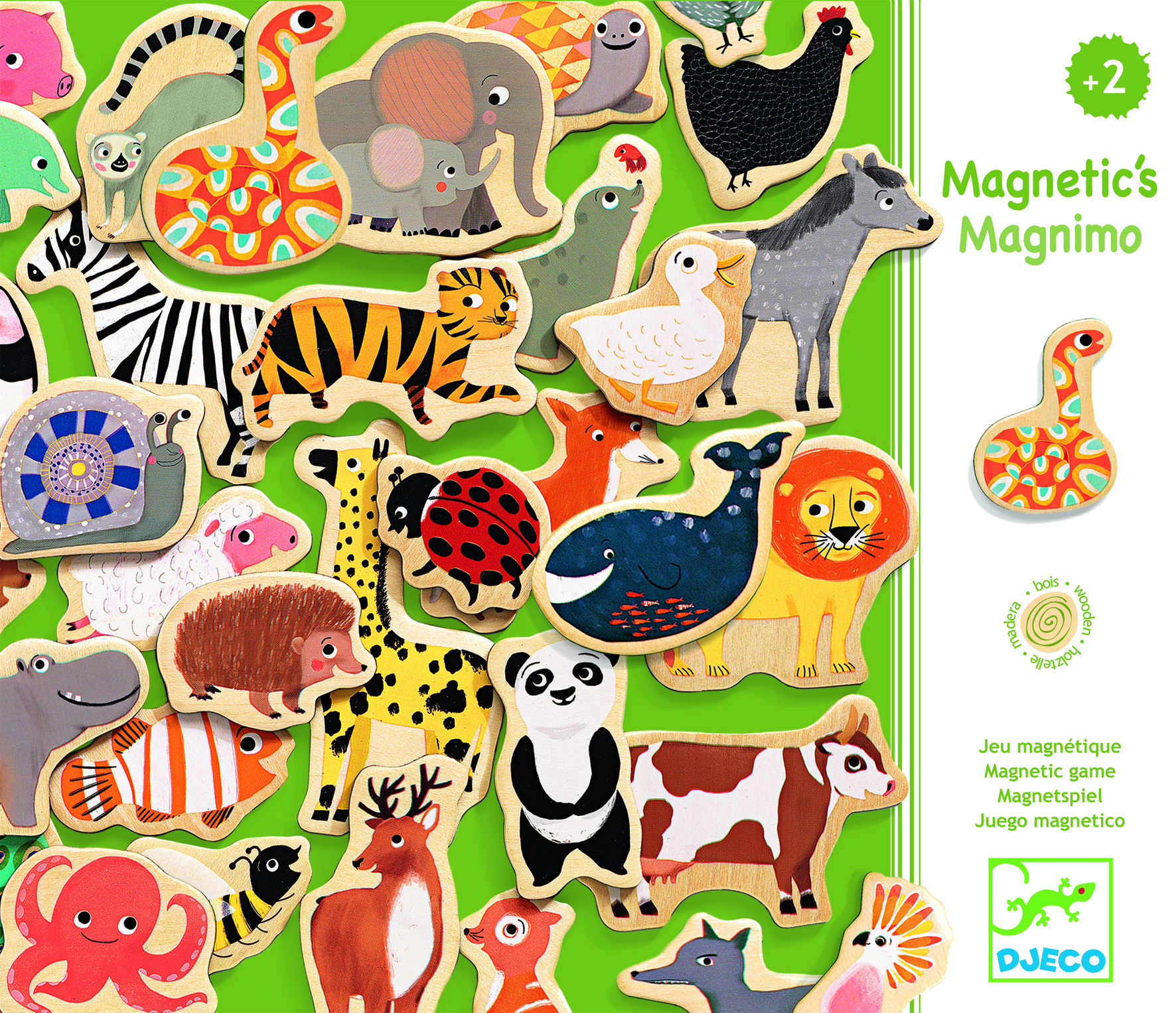 Joc magnetic cu animale djeco