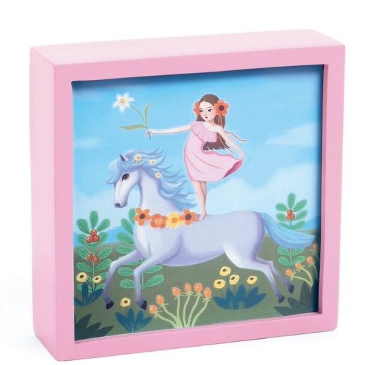 Tablou luminos unicornul feeric djeco