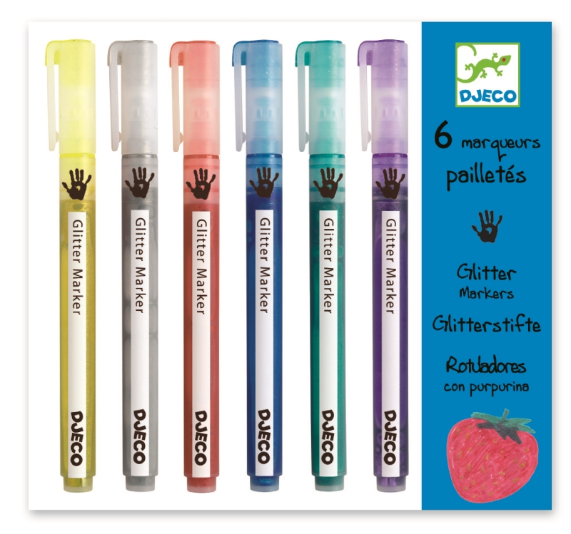 Carioci marker cu sclipici djeco