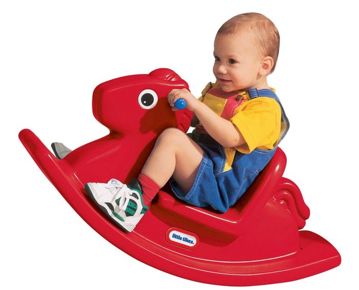 Balansoar calut rosu little tikes