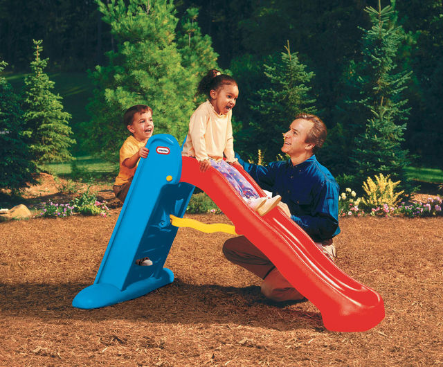 Tobogan rosu si albastru little tikes