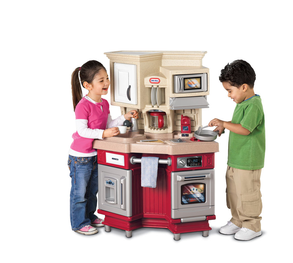 Bucatarie rosie micul bucatar little tikes