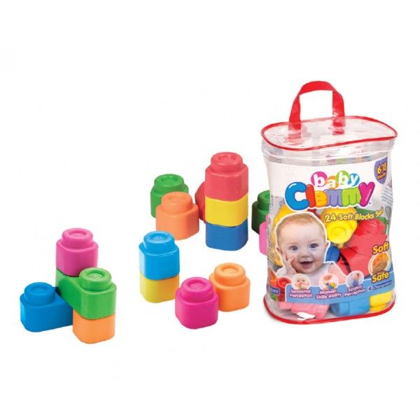 Plasa cu 24 cuburi clementoni