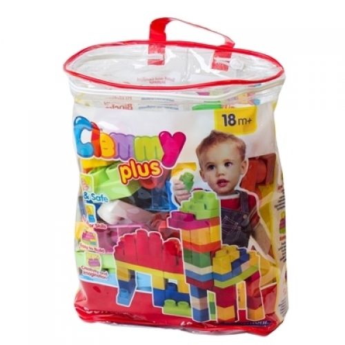 Plasa cu 60 cuburi clementoni