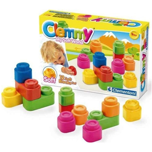 Set joaca 12 cuburi clementoni