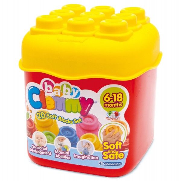 Set joaca 20 cuburi in cutie clementoni