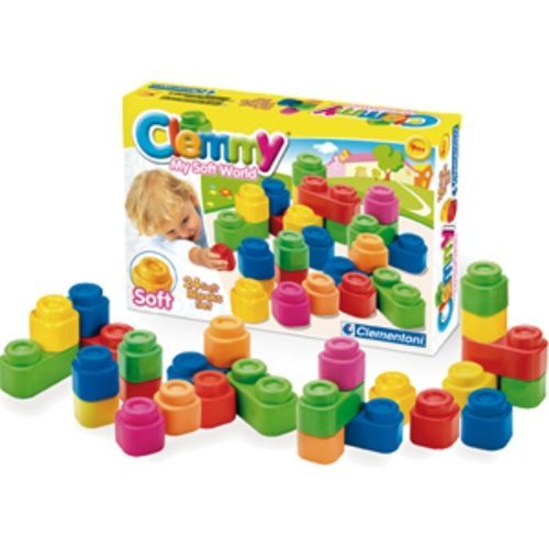 Set joaca cu 24 cuburi colorate clementoni
