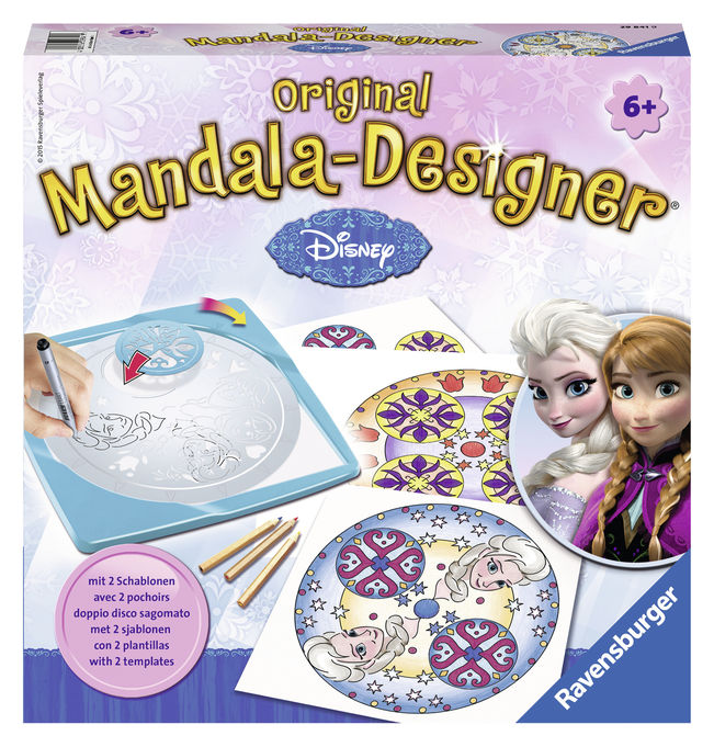 Sabloane desen mandala 2 in 1frozen ravensburger
