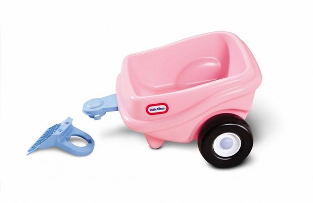 Remorca roz pentru Cozy Little Tikes