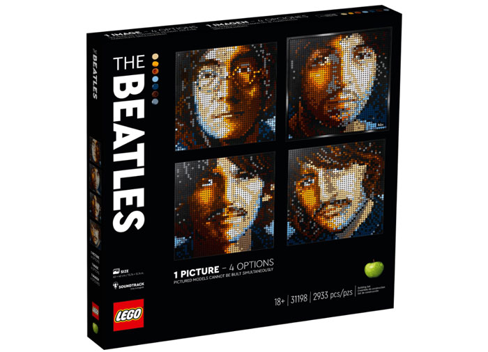 The beatles lego art