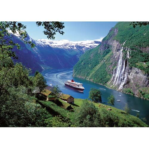 Puzzle copii si adulti fiord 1000 piese ravensburger