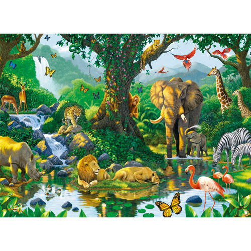 Puzzle jungla 500 piese ravensburger