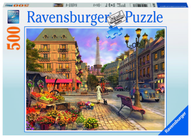 Puzzle plimbare seara 500 piese ravensburger