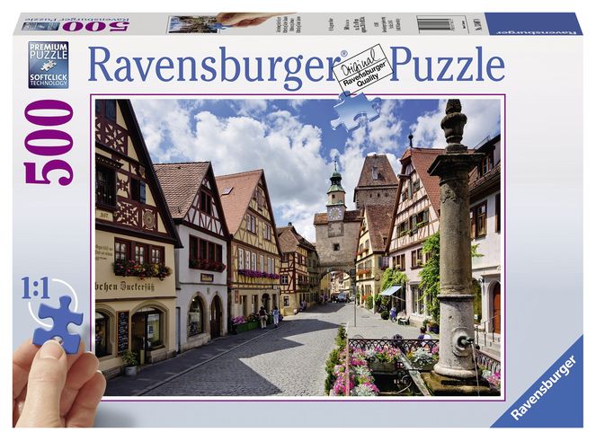 Puzzle Rothenburg 500 piese Ravensburger