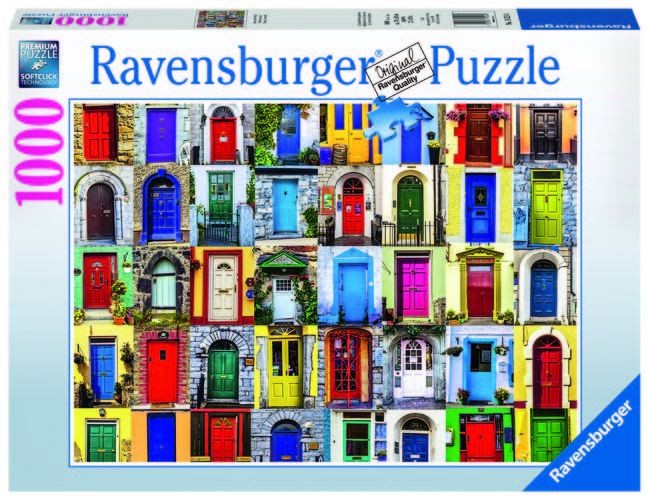 Puzzle copii si adulti porti 1000 piese ravensburger