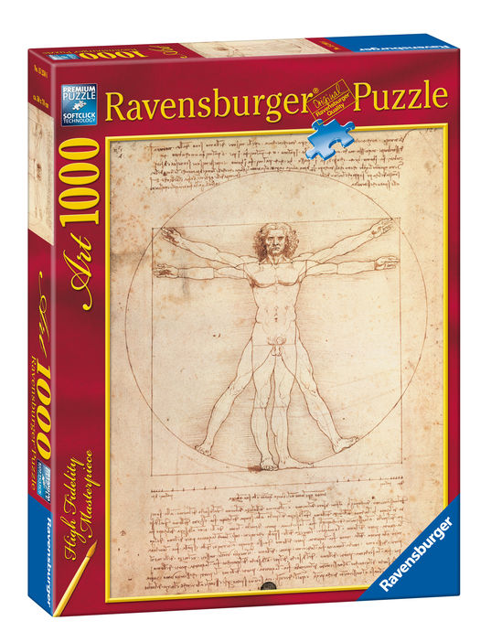 Puzzle copii si adulti da vinci 1000 piese ravensburger