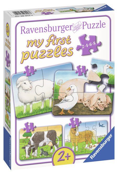 Primul meu puzzle animale de la ferma ravensburger